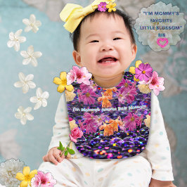 "Ik ben mama's favoriete bloesem" Bloesem Baby Slabbetje