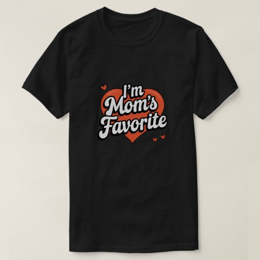 Ik ben mama's favoriete grappige T-shirt (Design voorkant)