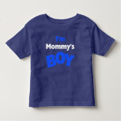 Ik ben mama's jongen kinder shirts (Voorkant)
