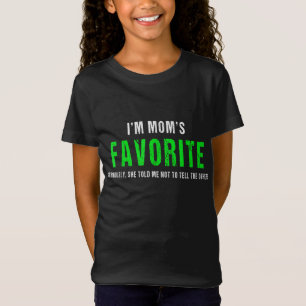 Ik ben Mam's favoriete grappige sibling Joke Famil T-shirt