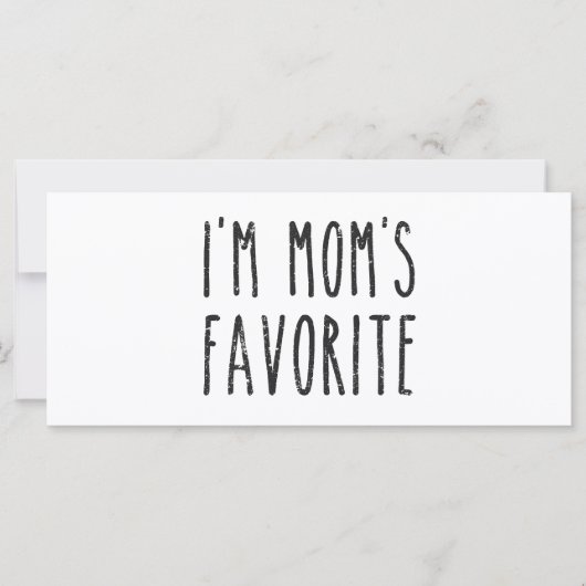 Ik ben Mam's favoriete zoon of dochter (Voorkant)