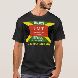 IK BEN MAN GENOEG. Basic donker T-shirt