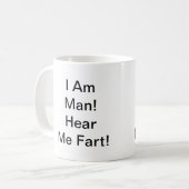 Ik ben Man... ik hoor me gek Koffiemok (Voorkant links)