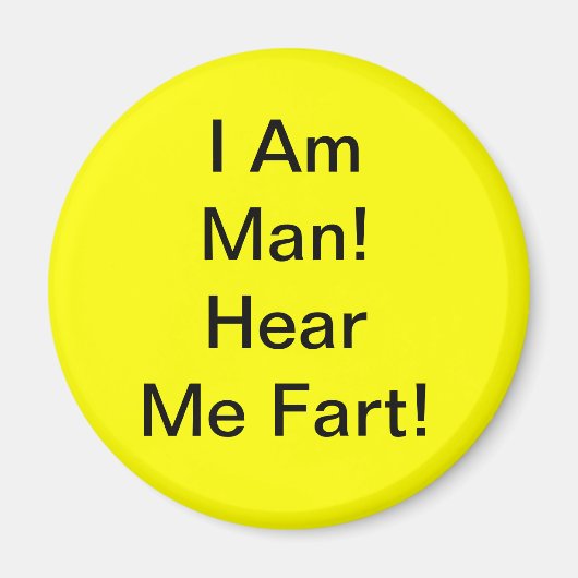 Ik ben Man... ik hoor me gek Magneet (Voorkant)