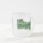 Ik ben McLucky! Matglas Koffiemok (Voorkant rechts)