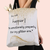 Ik ben me emotioneel aan het voorbereiden op mijn  tote bag