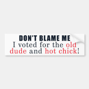 Ik ben me niet schuldig bumpersticker