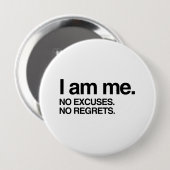 IK BEN ME RONDE BUTTON 4,0 CM (Voorkant /achterkant)