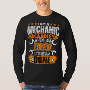 Ik ben Mechanic Garage Worker Auto Mechan T-shirt