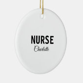 Ik ben medisch verpleegkundige en voeg alleen jouw keramisch ornament (Rechts)