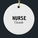 Ik ben medisch verpleegkundige en voeg alleen jouw keramisch ornament<br><div class="desc">Sjablonen voor je beroep</div>