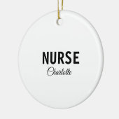 Ik ben medisch verpleegkundige en voeg alleen jouw keramisch ornament (Links)
