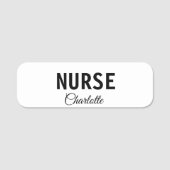 Ik ben medisch verpleegkundige en voeg alleen jouw naamplaatje (Voorkant)