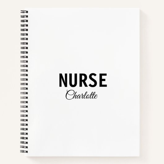 Ik ben medisch verpleegkundige en voeg alleen jouw notitieboek (Voorkant)