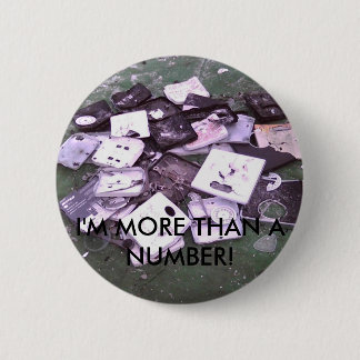 Ik ben meer dan een getal. ronde button 5,7 cm