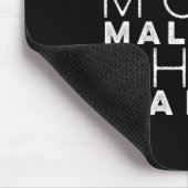 Ik ben meer Malcolm dan Martin weersta . Muismat (Hoek)