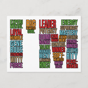 Ik ben Melanin Woman Inspirerend Positive Motivati Feestdagenkaart