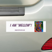 IK BEN 'MELLOW'! Bumpersticker (Op auto)