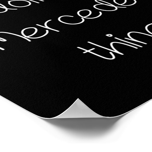 Ik ben Mercedes aan het doen grappige dingen Vrouw Poster (Hoek)