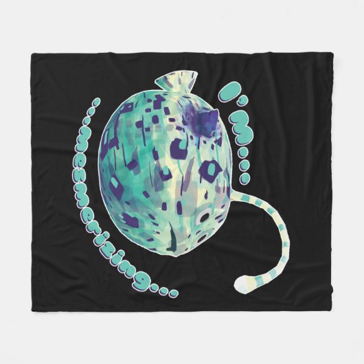 Ik ben Mesmerizing... De puffer-lamp-vis besefte. Fleece Deken (Voorkant (Horizontaal))