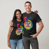 Ik ben met Chocolate Chip Cookie Couple Matching H T-shirt (Unisex)