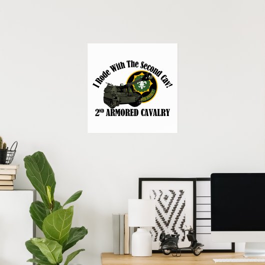 Ik ben met de 2de ACR gegaan. Howitzer Poster (Thuiskantoor)