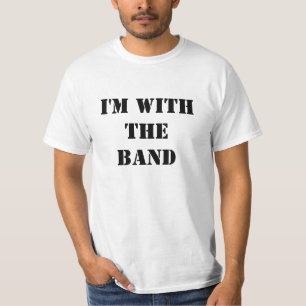 Ik ben met de band. t-shirt