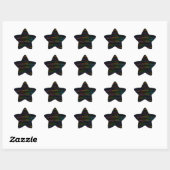 Ik ben met de Band Text Design I Star Sticker (Vel)