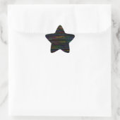 Ik ben met de Band Text Design I Star Sticker (Tas)