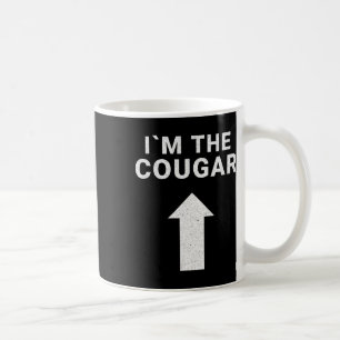 Ik ben met de Cougar Humor Halloween verjaardagsca Koffiemok