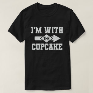 Ik ben met de Cupcake-cornflakes Halloween-kostuum T-shirt