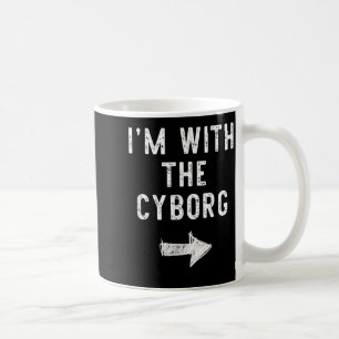 Ik ben met de cyborg grappige Halloween koppel kos Koffiemok