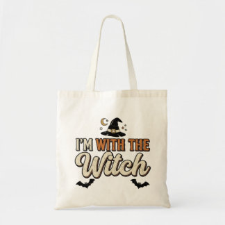 Ik Ben Met de Heks Halloween Tote Bag