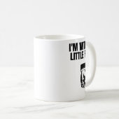 Ik ben met de kleine kerel die vakantieswap begint koffiemok (Voorkant rechts)