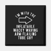 Ik ben met de opblaasbare maffe zwaaiende arm die  magneet (Voorkant)