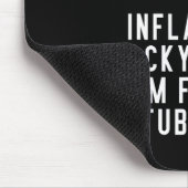 Ik ben met de opblaasbare maffe zwaaiende arm die muismat (Hoek)