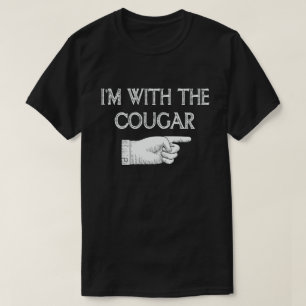 Ik ben met de poema grappig koppel Halloween kostu T-shirt