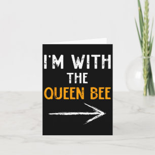 Ik ben met de Queen Bee kostuum Halloween paar Ma Kaart