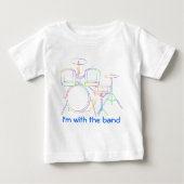 Ik ben met de T-shirt drums. (Voorkant)