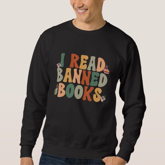 Ik ben met de verboden boeken shirts grappig ik le (Voorkant)