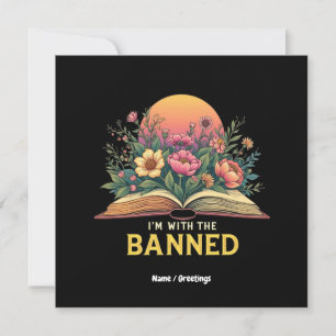 Ik ben met de verboden boekenwurm grappig boek min kaart