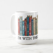 Ik ben met de verboden literaire keramische Mok (Voorkant links)