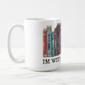 Ik ben met de verboden literaire keramische Mok (Links)