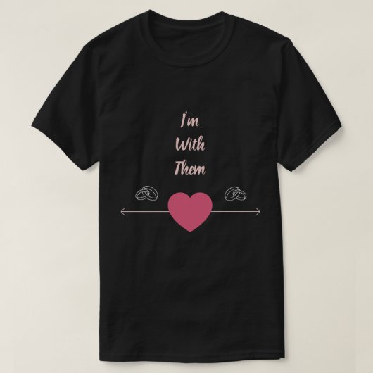Ik Ben Met Die Polygame Mannen T-shirt (Design voorkant)