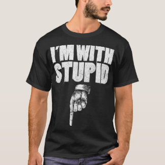 Ik ben met een stoute vinger naar beneden... t-shirt