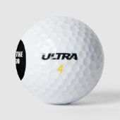 Ik ben met Flamingo Halloween Kostuum Matching Fla Golfballen (Logo)