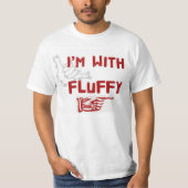 Ik ben met fluffy T-Shirt (Voorkant)