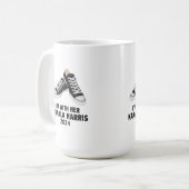 Ik ben met haar Kamala Harris steun Kamala Harris Koffiemok (Voorkant links)