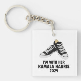 Ik ben met haar Kamala Harris steun Kamala Harris Sleutelhanger