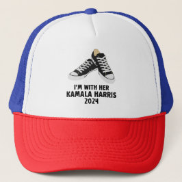 Ik ben met haar Kamala Harris steun Kamala Harris Trucker Pet